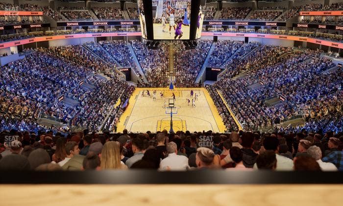 Chase Center - Section 127 Seat View