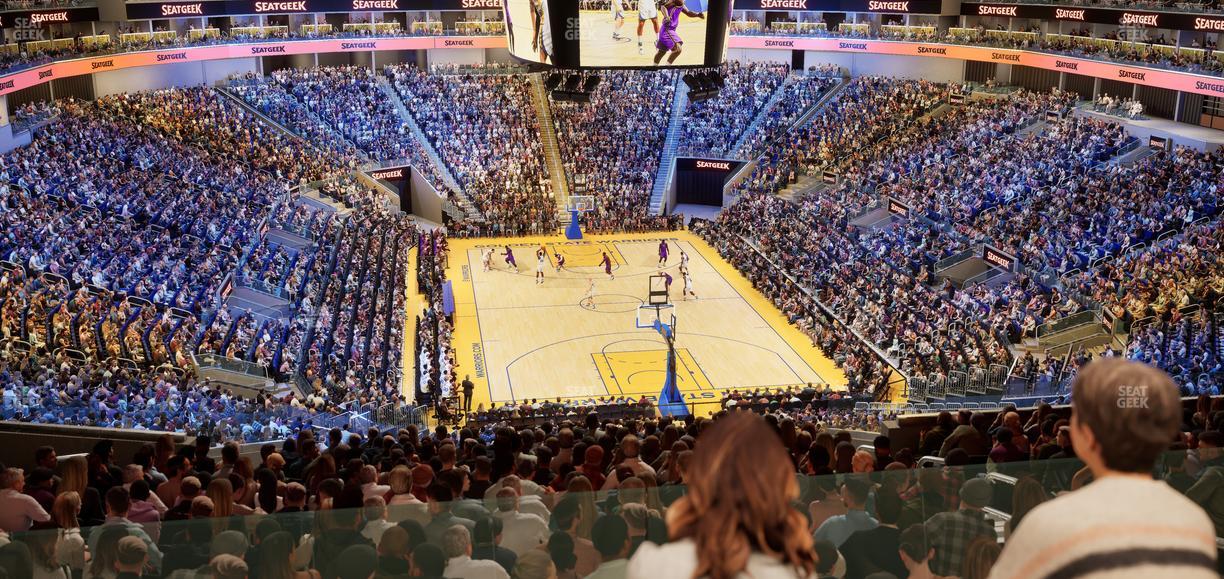 Chase Center - Section 128 Seat View