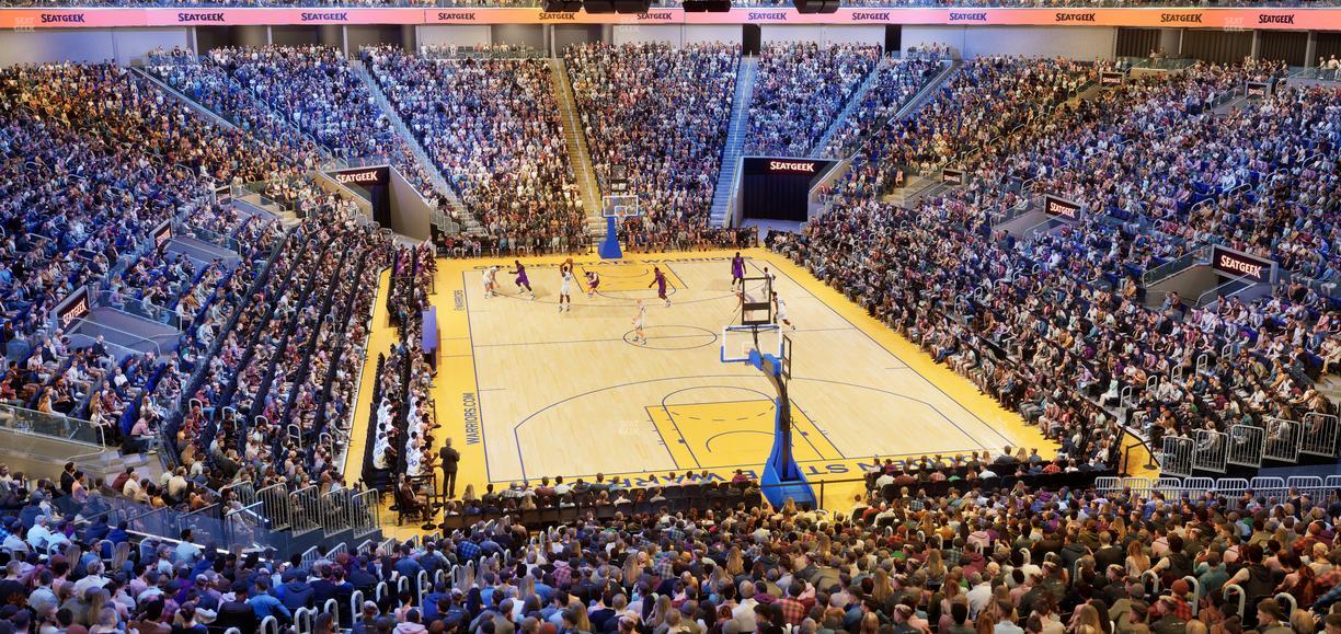 Chase Center - Section 128 Seat View