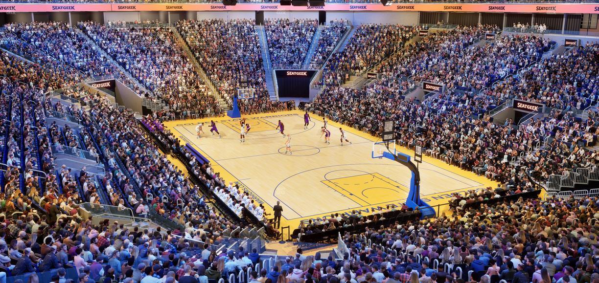 Chase Center - Section 129 Seat View