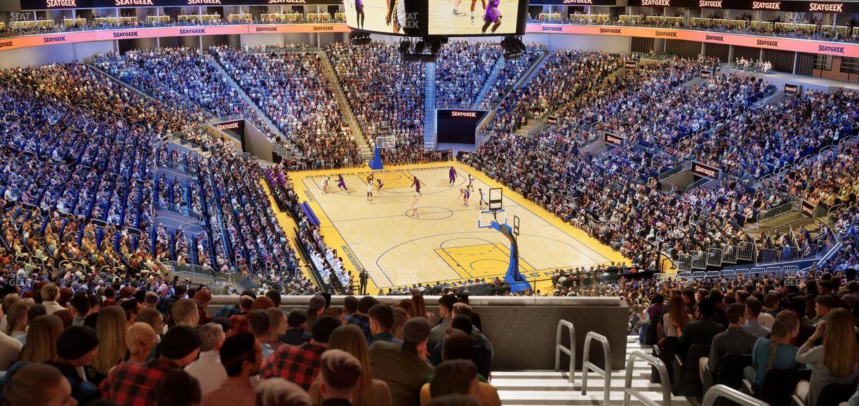 Chase Center - Section 129 Seat View