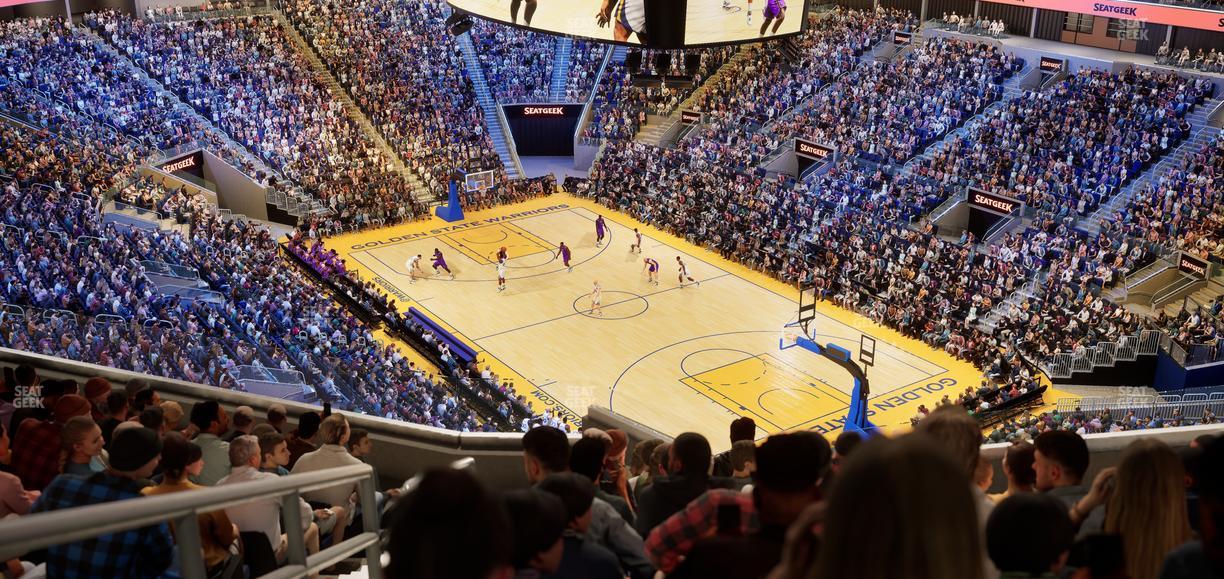 Chase Center - Section 201 Seat View