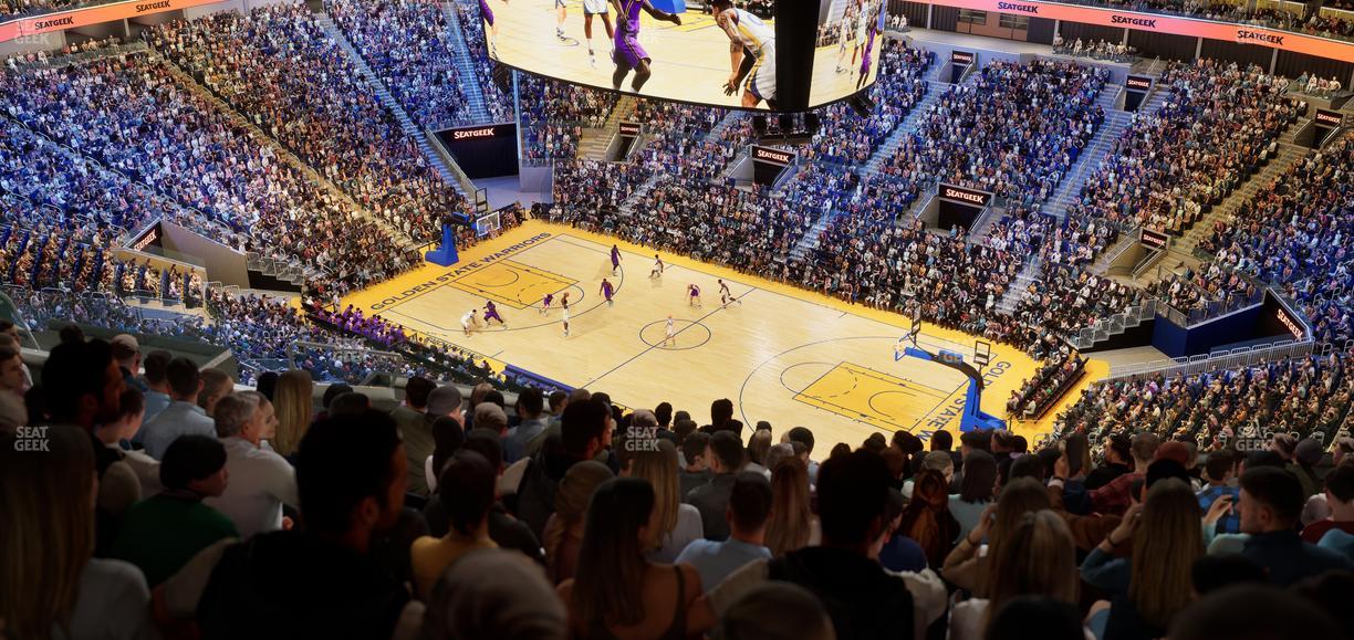 Chase Center - Section 203 Seat View