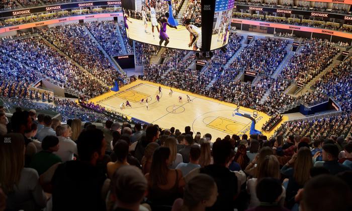 Chase Center - Section 203 Seat View