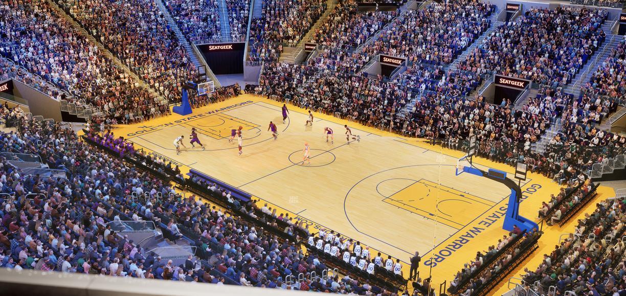 Chase Center - Section 203 Seat View