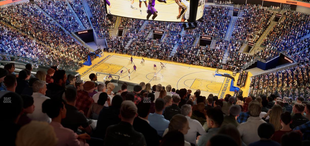 Chase Center - Section 204 Seat View