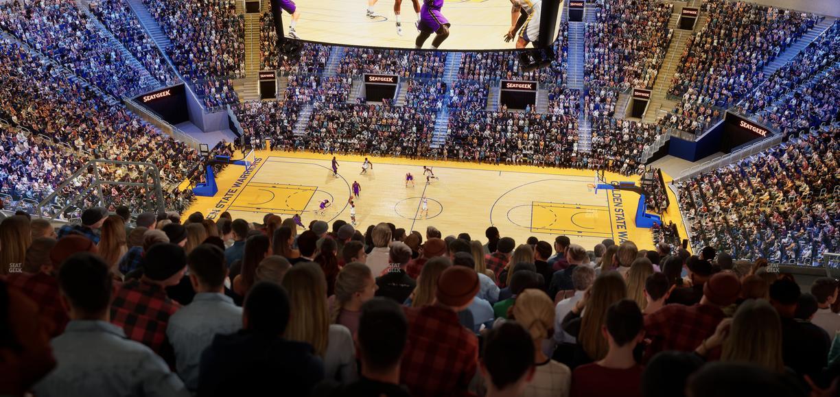 Chase Center - Section 205 Seat View