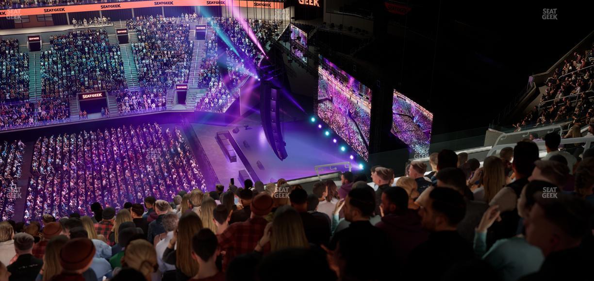 Chase Center - Section 205 Seat View