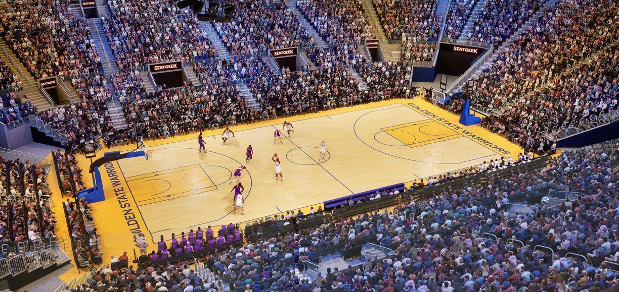 Chase Center - Section 208 Seat View