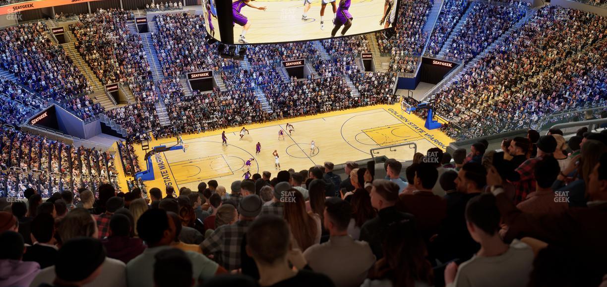 Chase Center - Section 208 Seat View