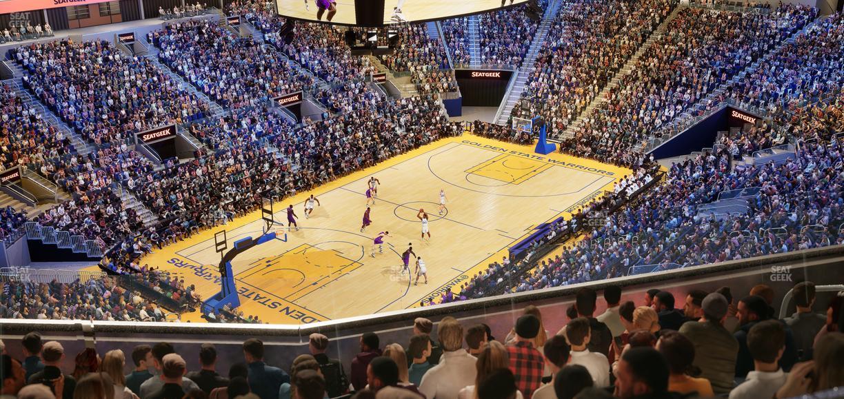 Chase Center - Section 210 Seat View