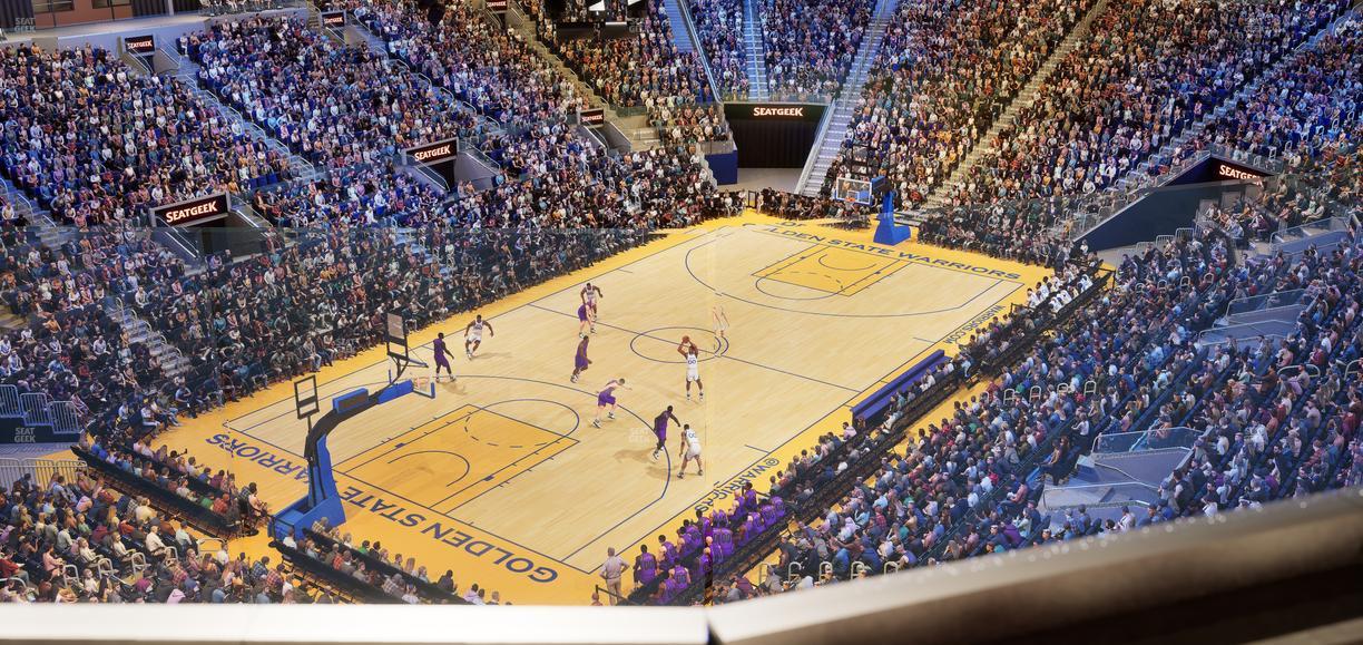 Chase Center - Section 210 Seat View