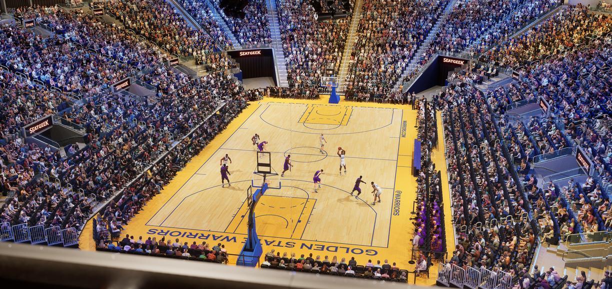 Chase Center - Section 212 Seat View