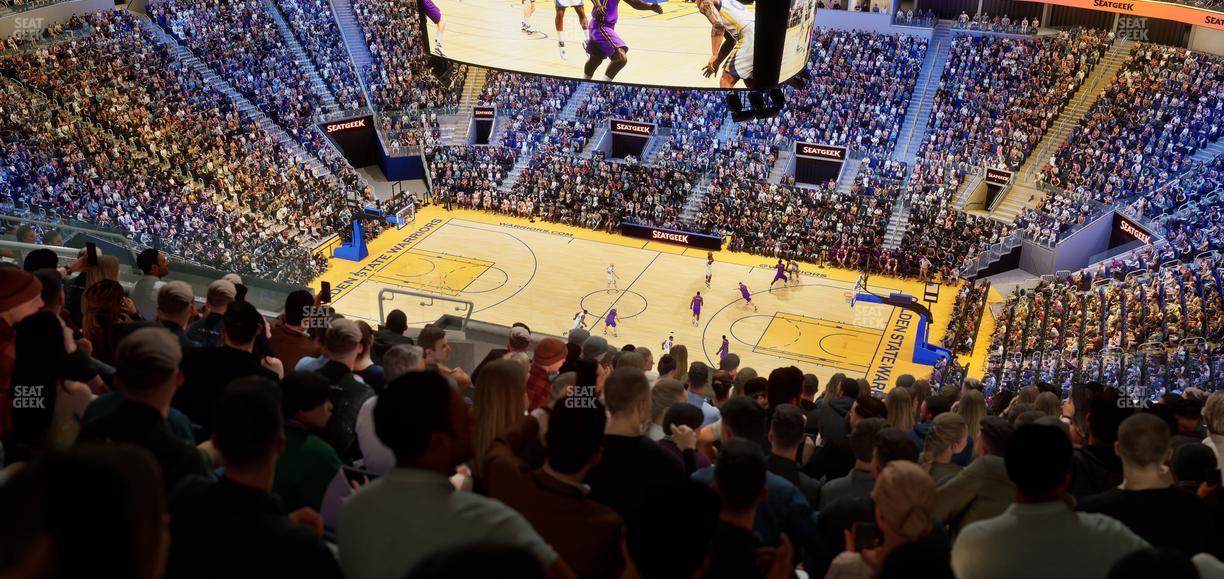 Chase Center - Section 218 Seat View