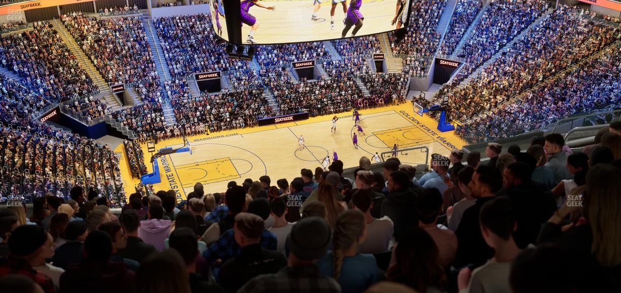 Chase Center - Section 222 Seat View