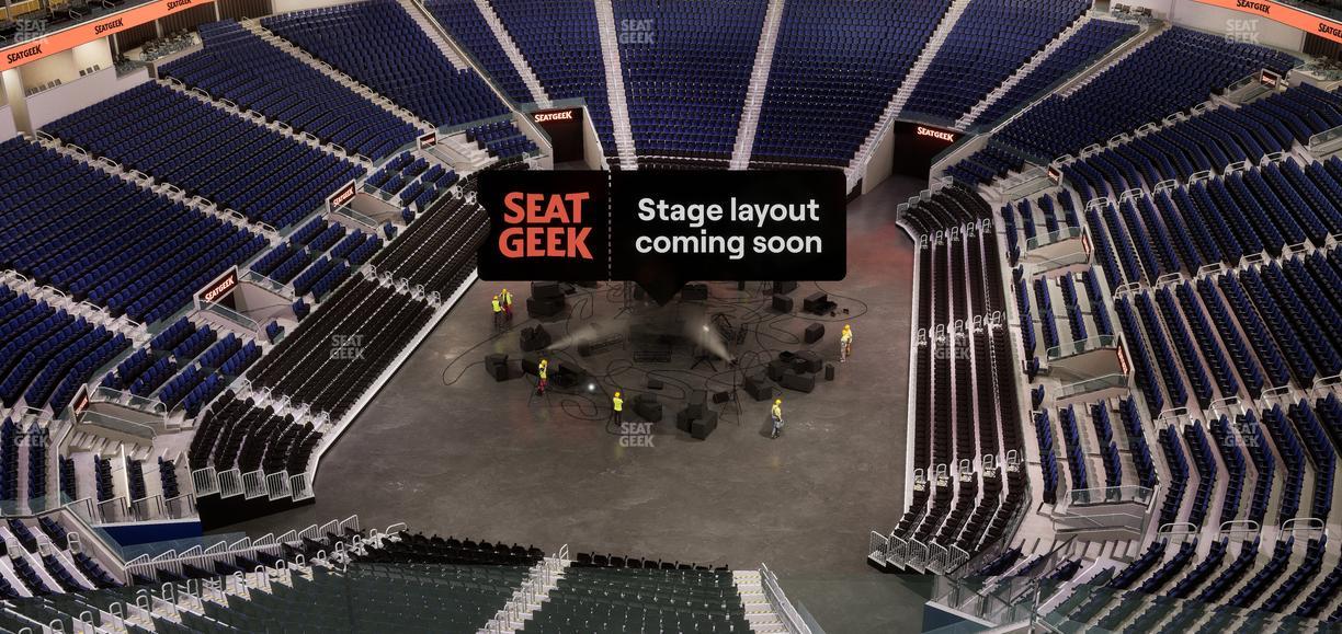 Chase Center - Section Balcony 1 Seat View