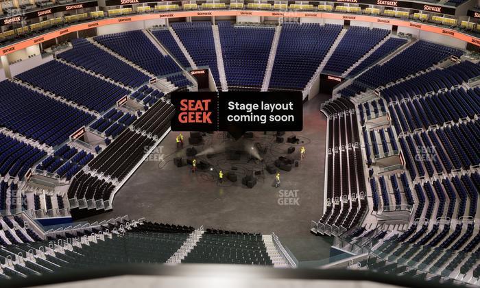Chase Center - Section Balcony 1 Seat View