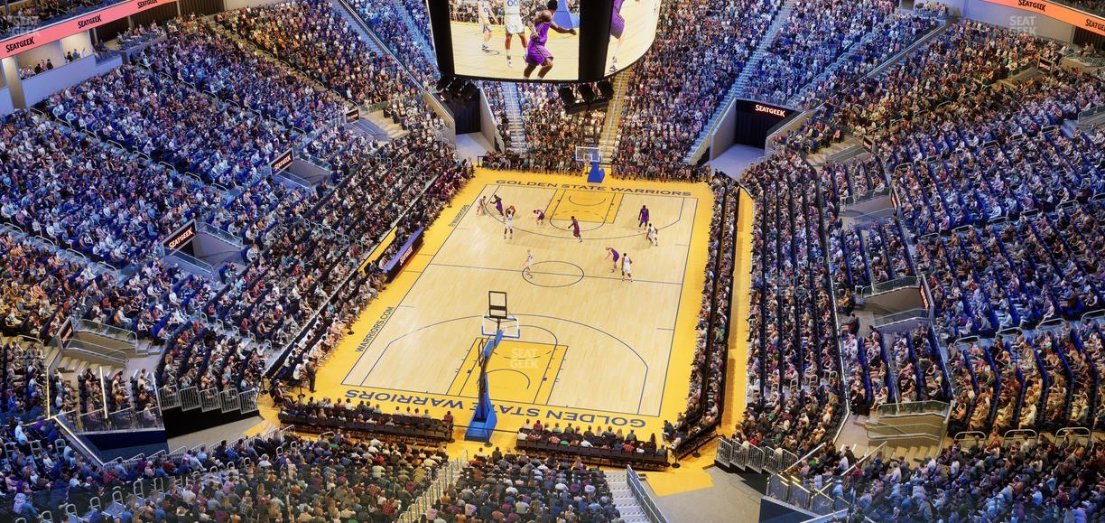 Chase Center - Section Balcony 1 Seat View