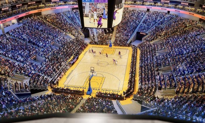 Chase Center - Section Balcony 1 Seat View