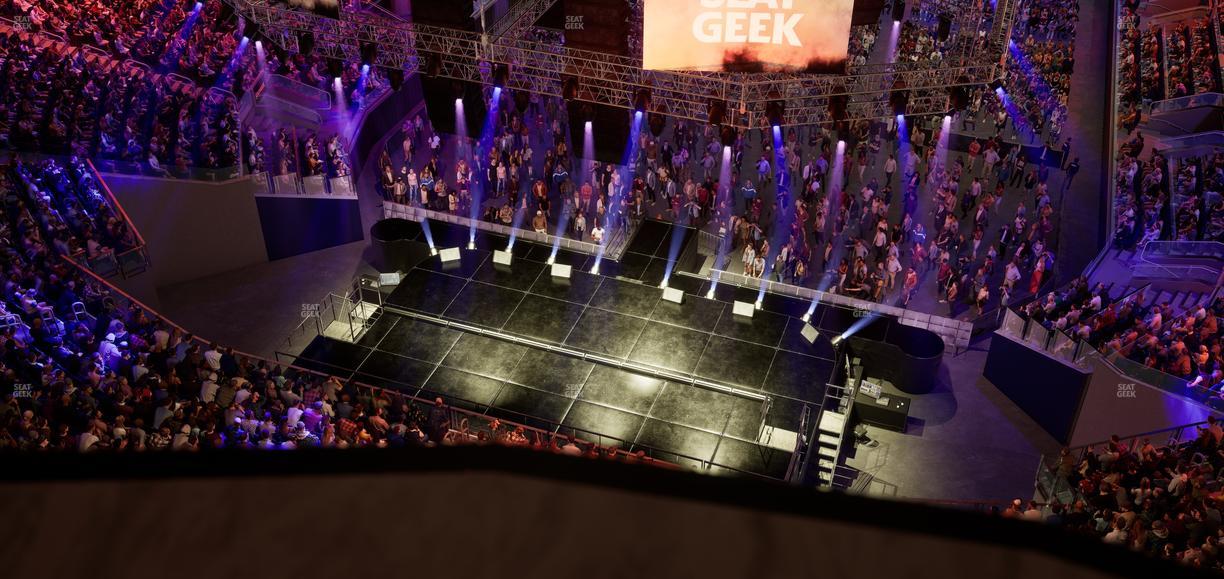 Chase Center - Section Balcony 1 Seat View