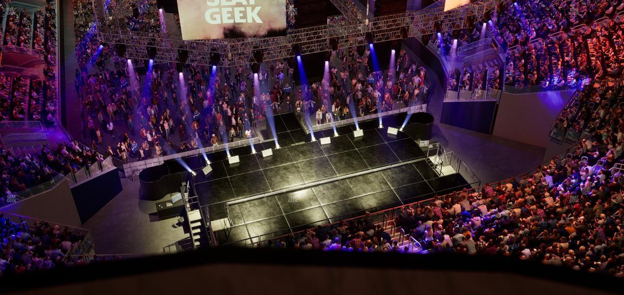 Chase Center - Section Balcony 2 Seat View