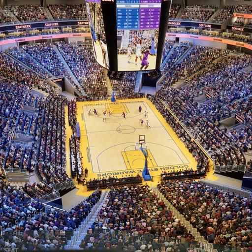 Chase Center - Section Balcony 2 Seat View