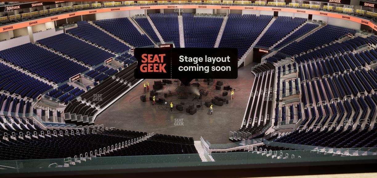 Chase Center - Section Bridge 1 Seat View