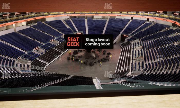 Chase Center - Section Bridge 1 Seat View