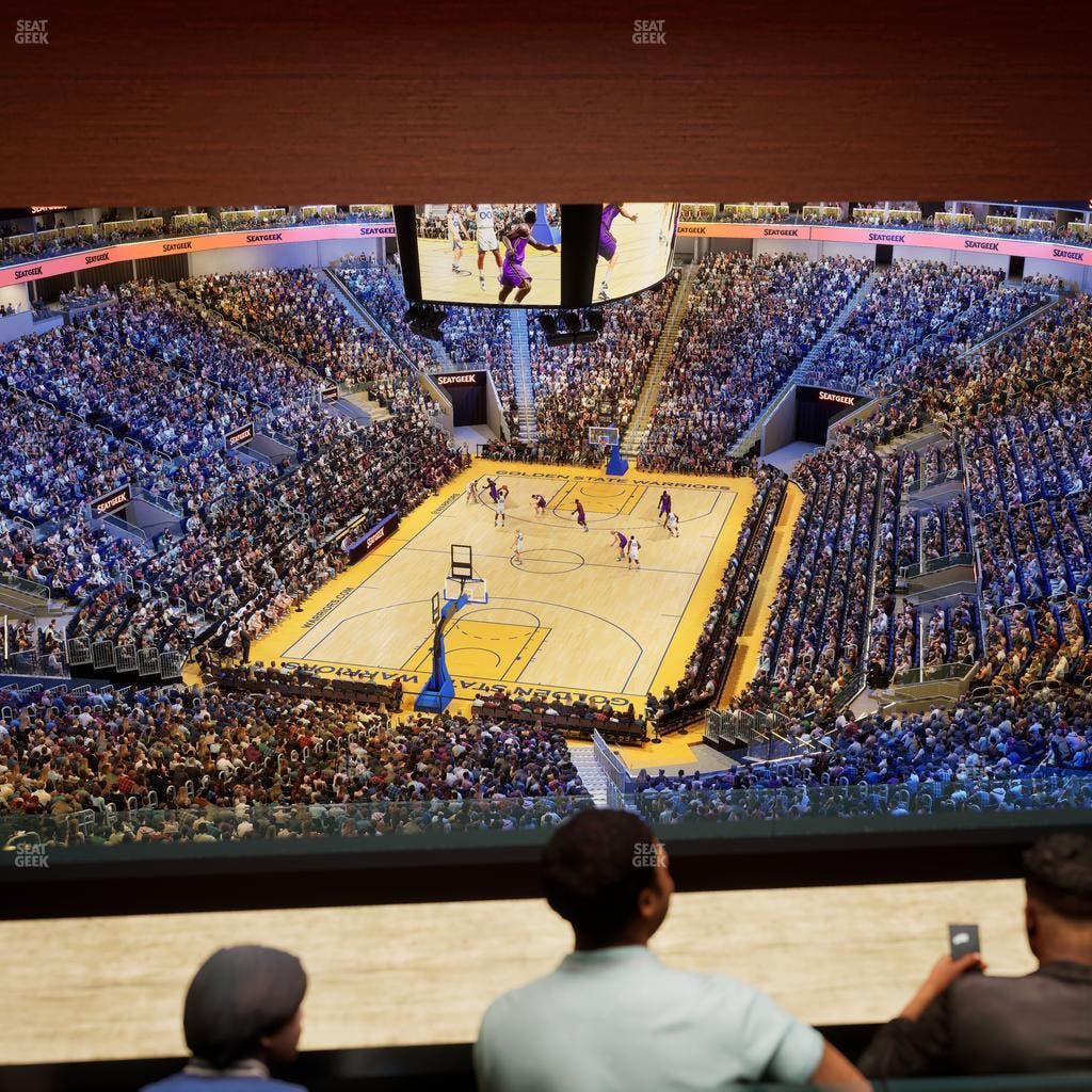 Chase Center - Section Bridge 1 Seat View