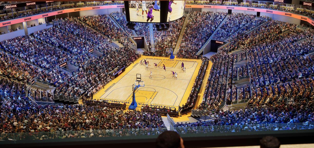 Chase Center - Section Bridge 1 Seat View