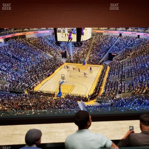 Chase Center - Section Bridge 1 Seat View