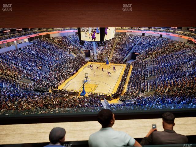 Chase Center - Section Bridge 1 Seat View