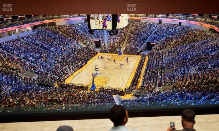 Chase Center - Section Bridge 1 Seat View