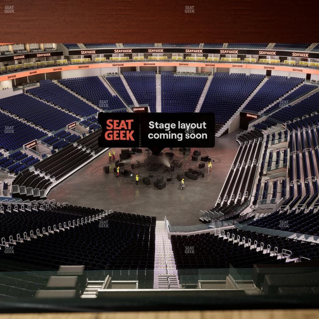 Chase Center - Section Bridge 1 Seat View