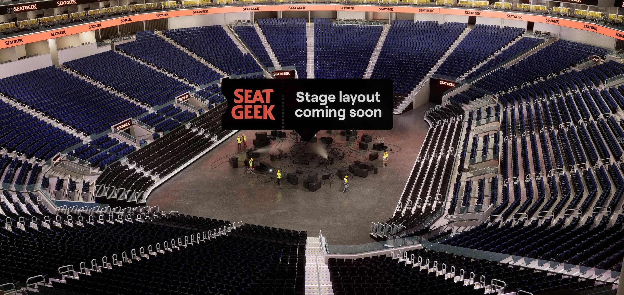 Chase Center - Section Bridge 1 Seat View