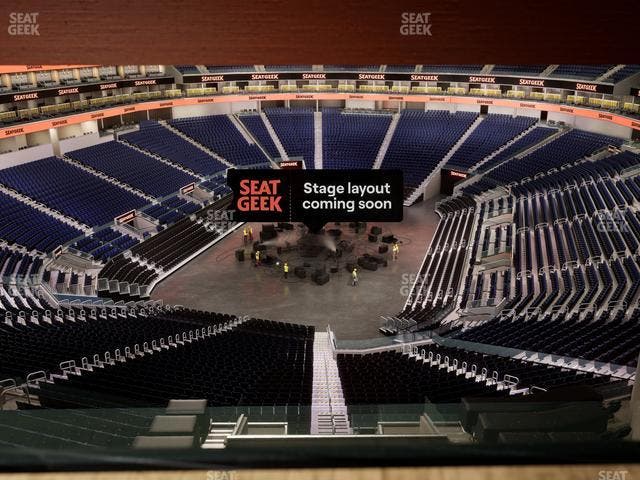 Chase Center - Section Bridge 1 Seat View