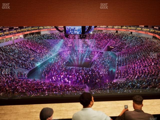 Chase Center - Section Bridge 1 Seat View