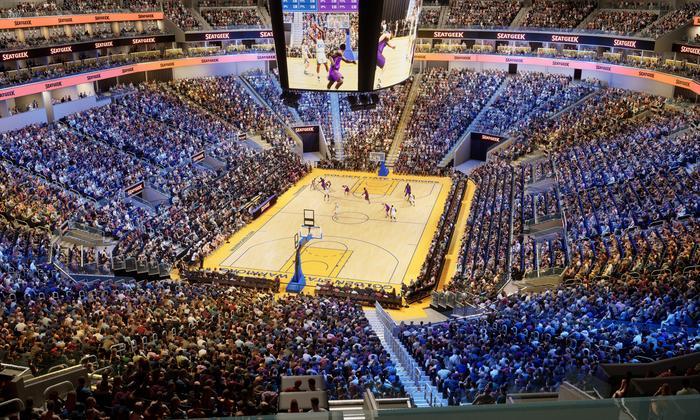 Chase Center - Section Bridge 1 Seat View