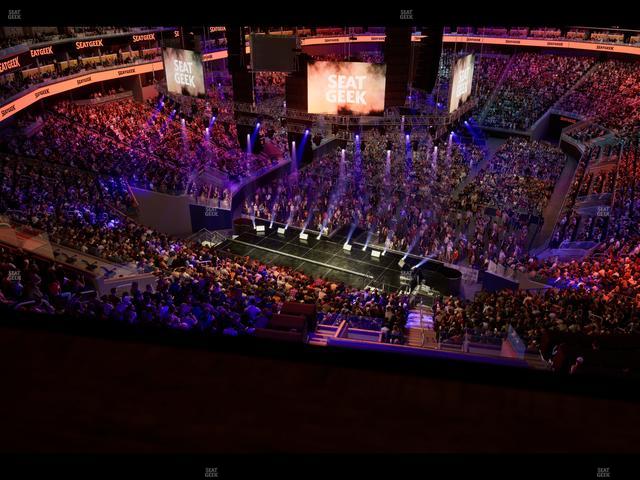 Chase Center - Section Bridge 1 Seat View