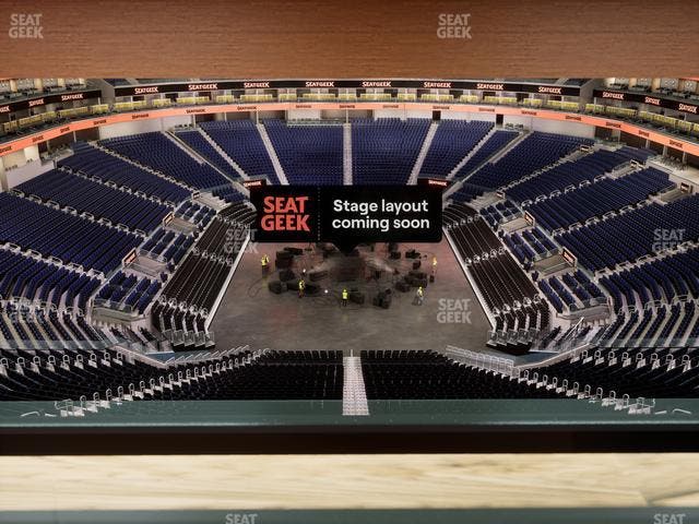 Chase Center - Section Bridge 2 Seat View