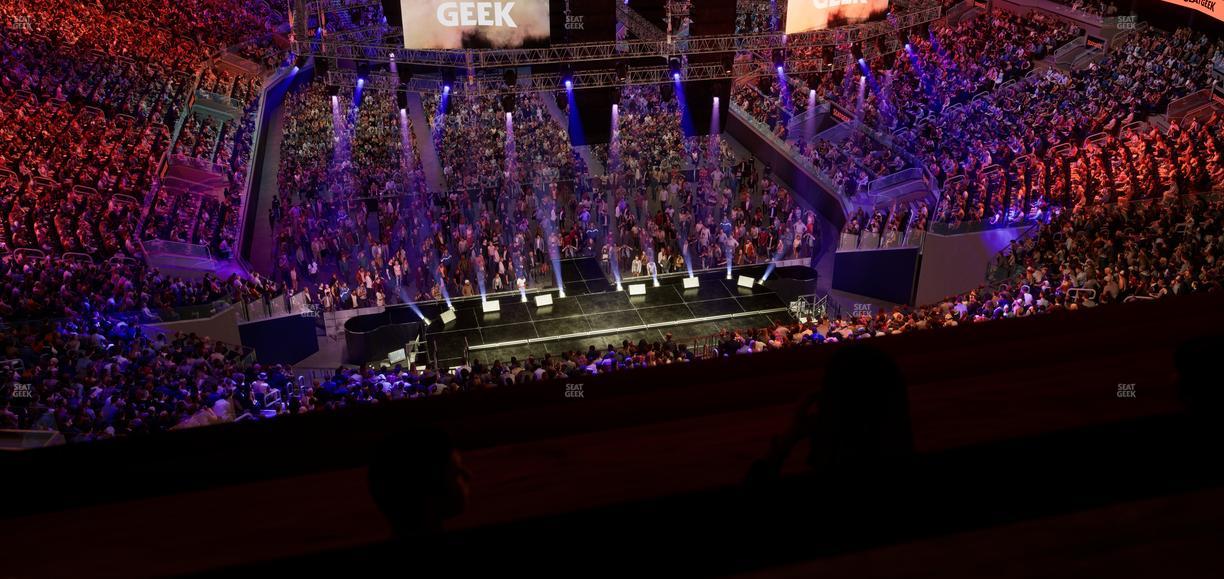 Chase Center - Section Bridge 2 Seat View