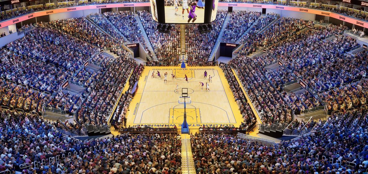 Chase Center - Section Bridge 2 Seat View