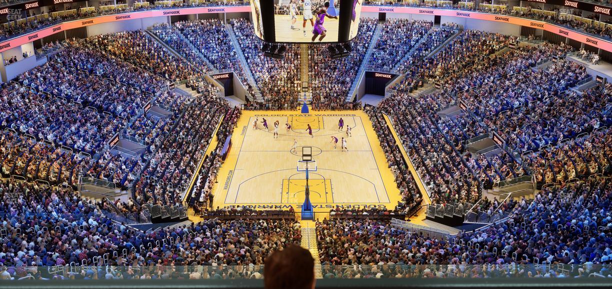 Chase Center - Section Bridge 2 Seat View