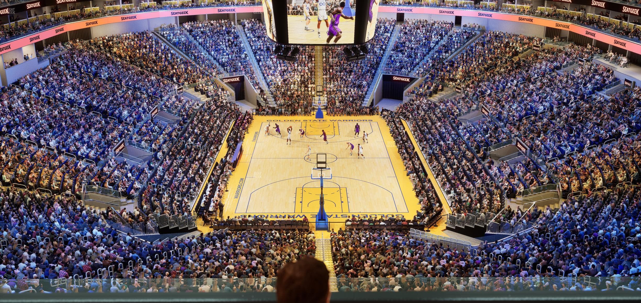 Chase Center - Section Bridge 2 Seat View