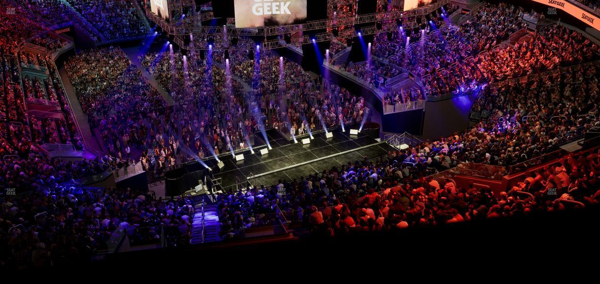 Chase Center - Section Bridge 3 Seat View