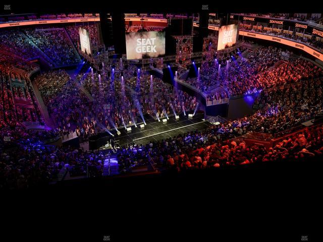 Chase Center - Section Bridge 3 Seat View