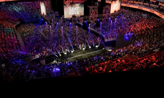 Chase Center - Section Bridge 3 Seat View