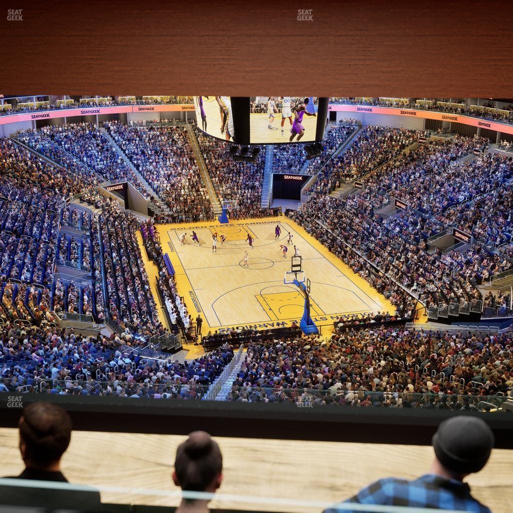 Chase Center - Section Bridge 3 Seat View