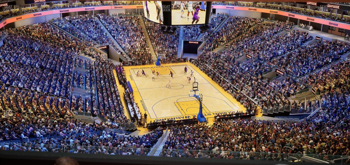 Chase Center - Section Bridge 3 Seat View