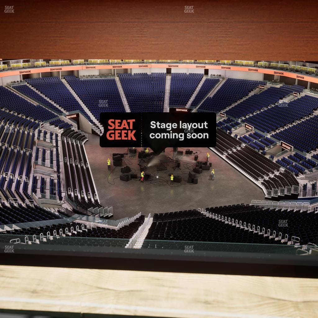 Chase Center - Section Bridge 3 Seat View